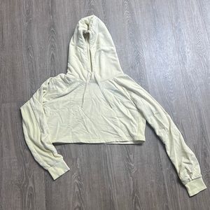 GYMSHARK Cropped Yellow Hoodie